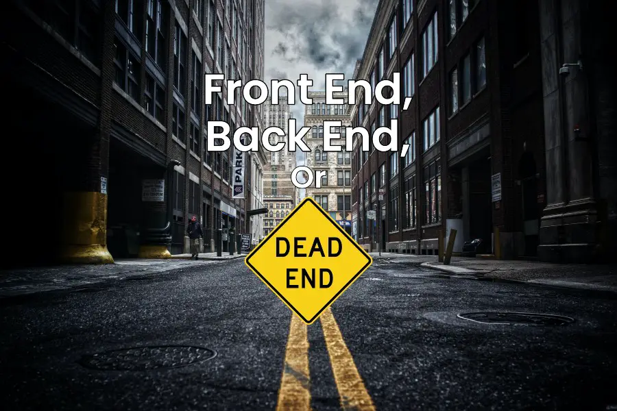 front end vs back end: whats the difference between front end and back end development