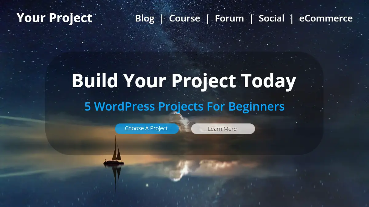 5 wordpress projects for beginners